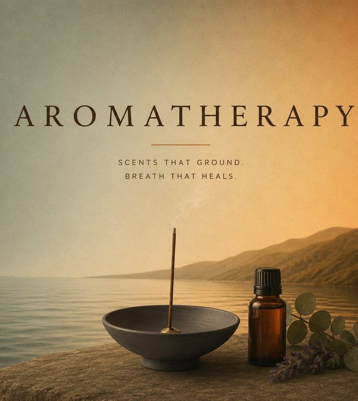 Aromatherapy, scents that ground and breath that heals