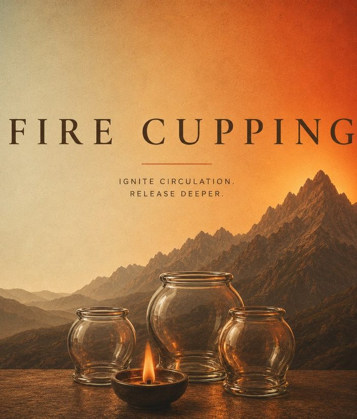 Fire Cupping, ignite circulation and release deeper